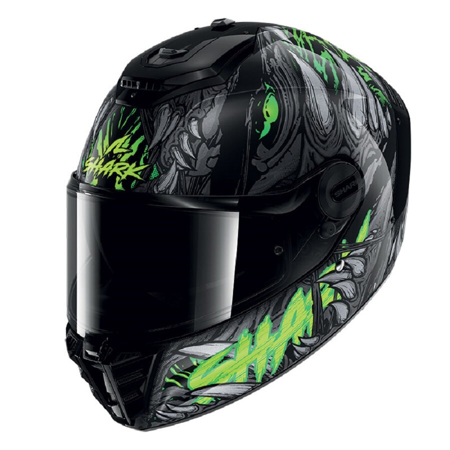 Шлем Shark SPARTAN RS SHAYTAN Black/Green/Anthracite (XL)