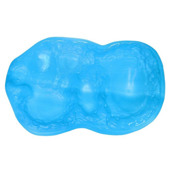Ручеёк пластиковый, 128 × 84 см, синий