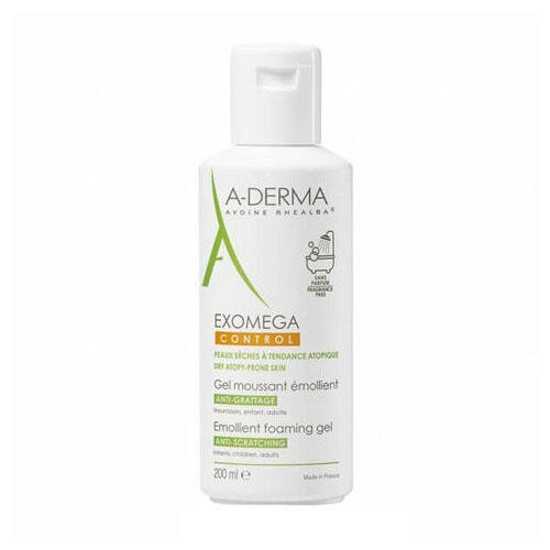 A-Derma Exomega гель смягчающ 200мл пенящ