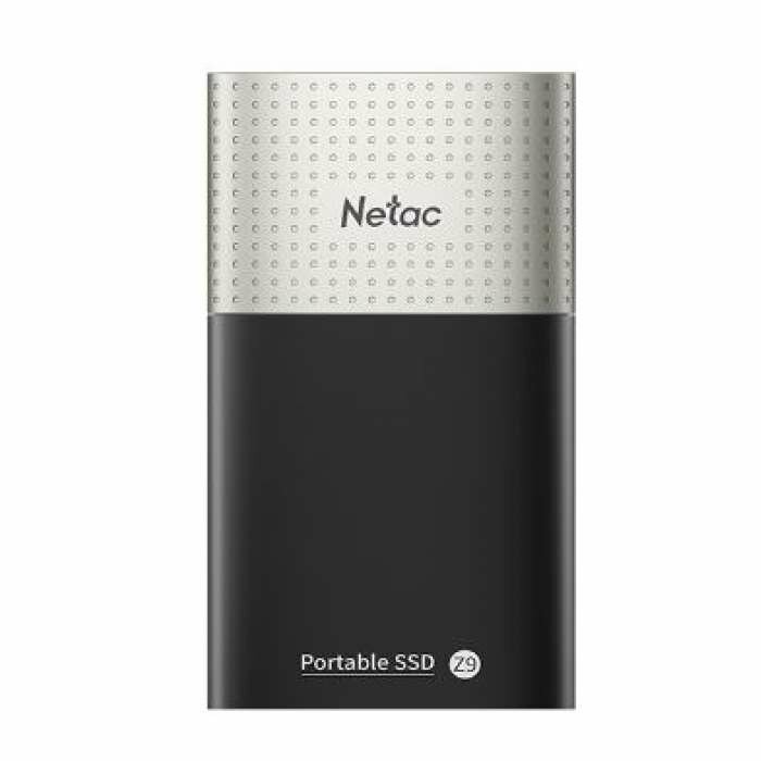 Ssd накопитель Netac Z9 2TB USB 3.2 Gen 2 Type-C External SSD, R/W up to 550MB/480MB/s,with USB-C to USB-A cable and USB-A to USB-C adapter 3Y wty