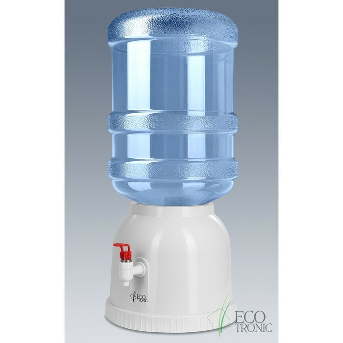 Ecotronic Раздатчик воды Ecotronic L2-WD, под бутыль 19 л, без нагрева и охлаждения, белый
