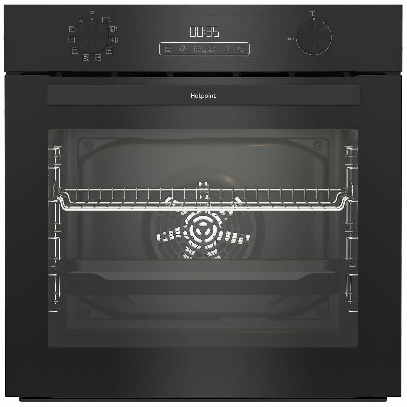 Встраиваемый электрический духовой шкаф Hotpoint FE8 824 H BL черный