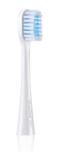 Сменные насадки для электрической зубной щетки ShowSee D1 (3шт) DST-S3W (White) - фотография № 4
