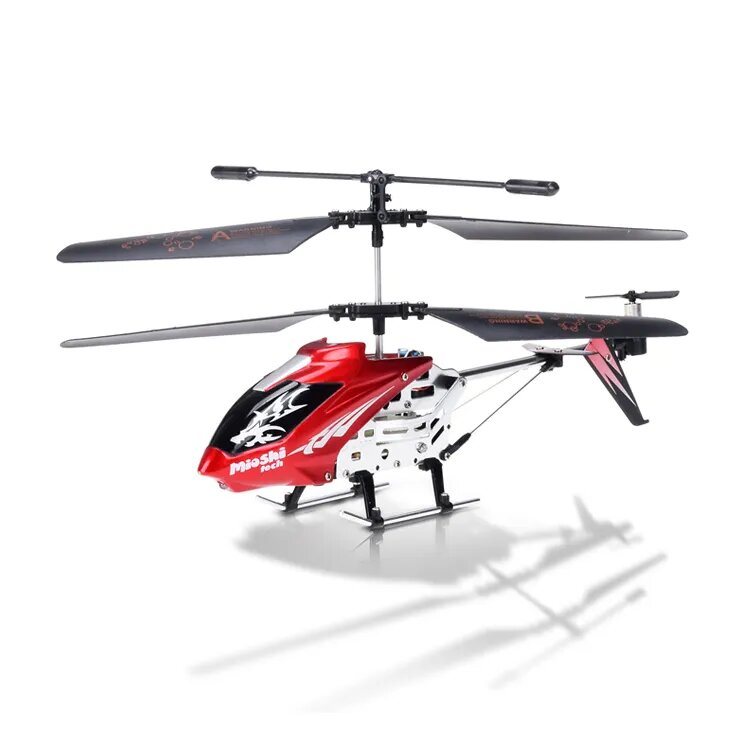 Вертолёт и/к Mioshi Tech "IR-230" (3,5 канала, 23 см, свет, гироскоп, аккум. бат., запас. дет., USB,