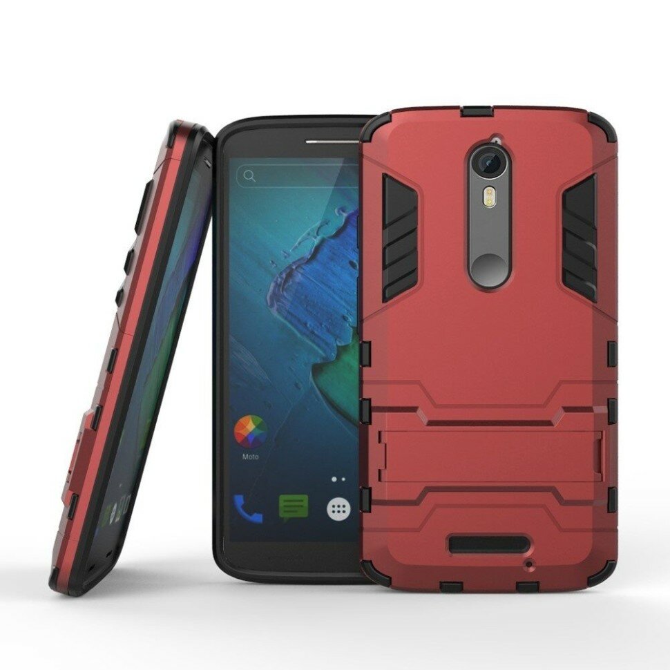фото Чехол Duty Armor для Motorola Moto X Force (красный)