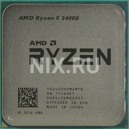 Процессор AMD Ryzen 5 2400G AM4 4 x 3600 МГц