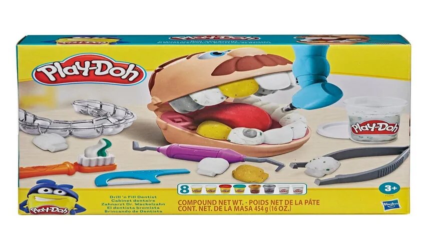 PLAY-DOH. Игровой набор Мистер Зубастик с золотыми зубами