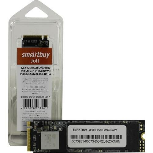 SSD Smartbuy Jolt SM63X 512 Гб SBSSD-512GT-SM63XT-M2P4