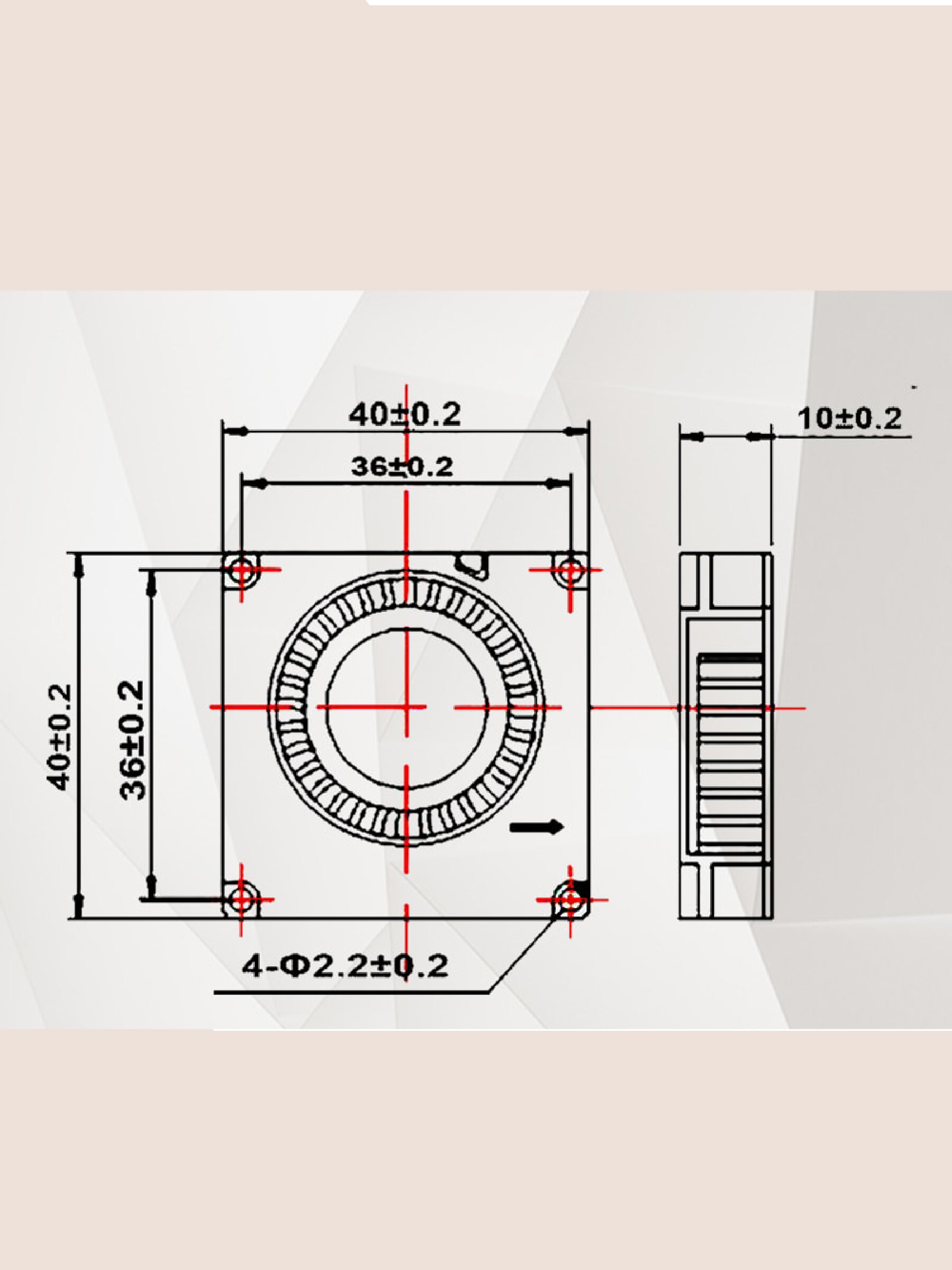 Вентилятор охлаждения 4010T 24V, кулер для компьютера, cooler для 3D принтера и мелкой бытовой техники.