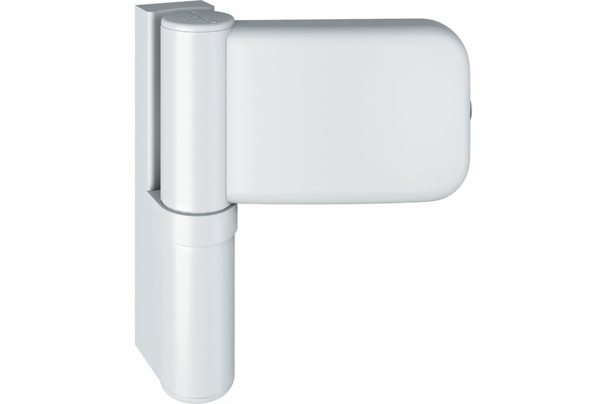 фото SIMONSWERK Петля SIKU 3D Serie K 4045 RAL 9016 белая, для дверей из PVC, вес полотна до 80кг, фальц 15-19мм 67520