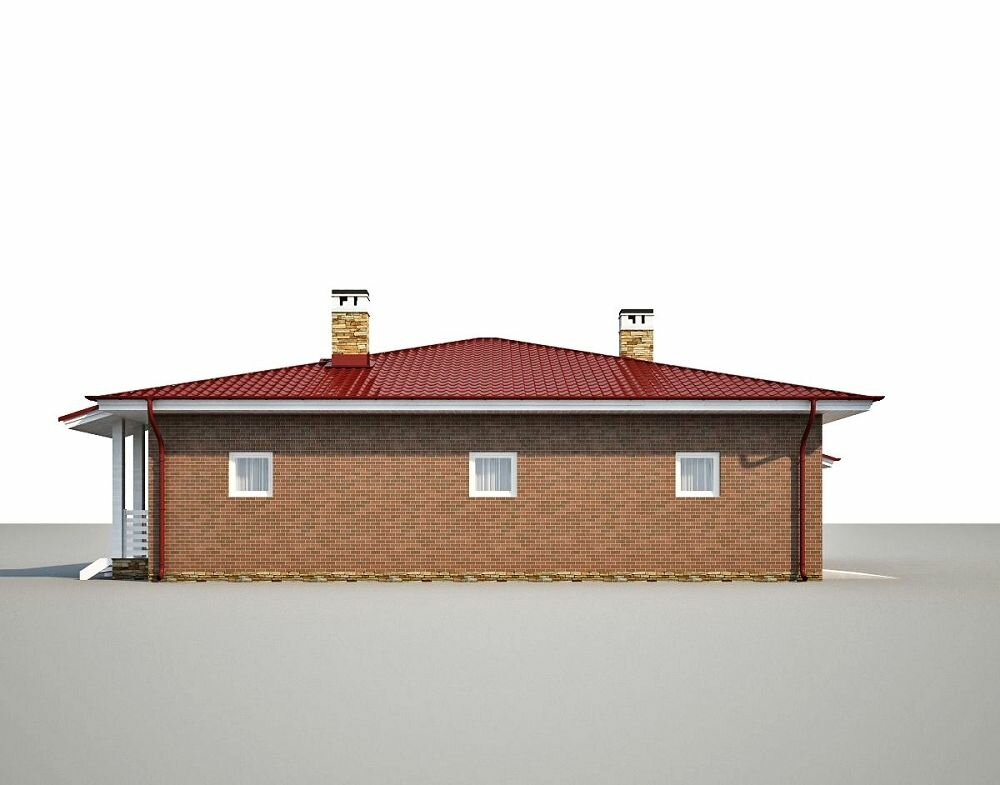 (142м2, 12х12м) Готовый проект двухэтажного дома из газобетона с подвалом и гаражом - AS-2442 - фотография № 7