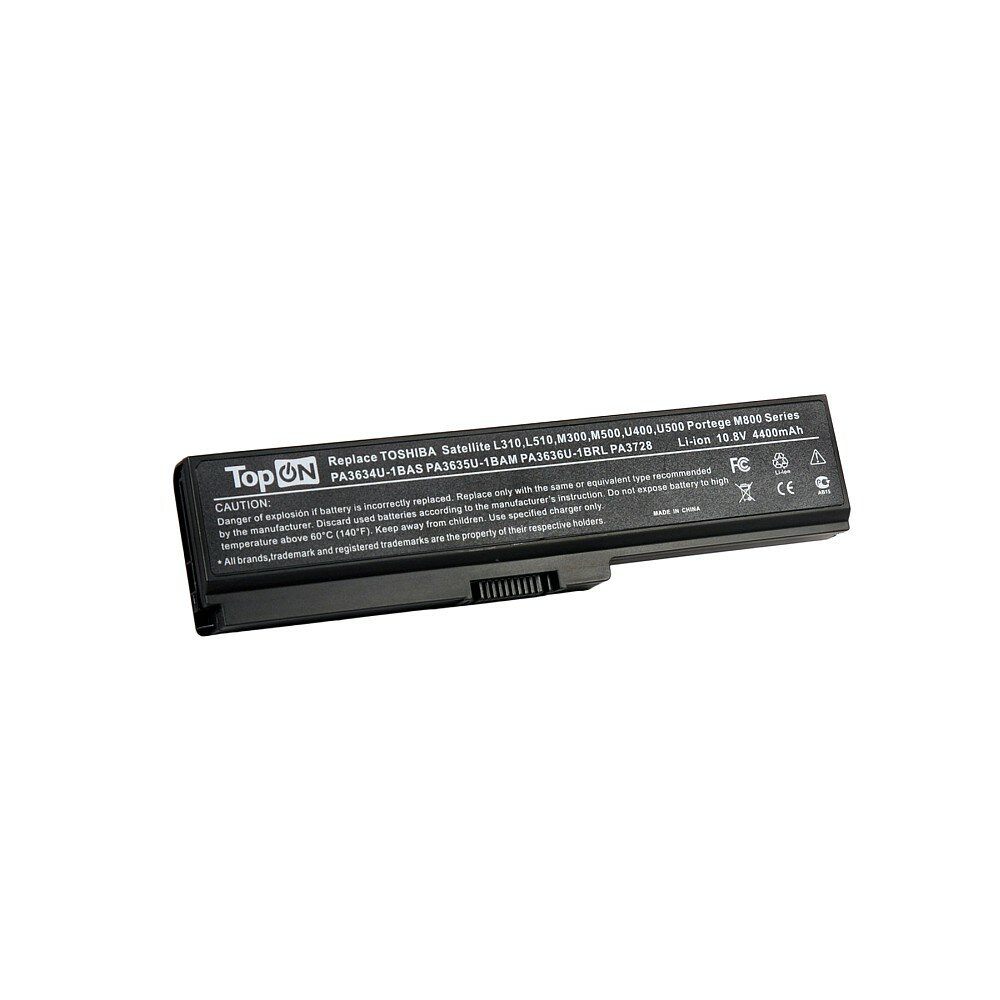 Аккумуляторная батарея TopON для ноутбука Toshiba PA3817U-1BRS 10.8V (4400mAh)