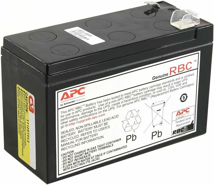 Аккумуляторная батарея APC by Schneider Electric APCRBC110 12В 7.2 А·ч