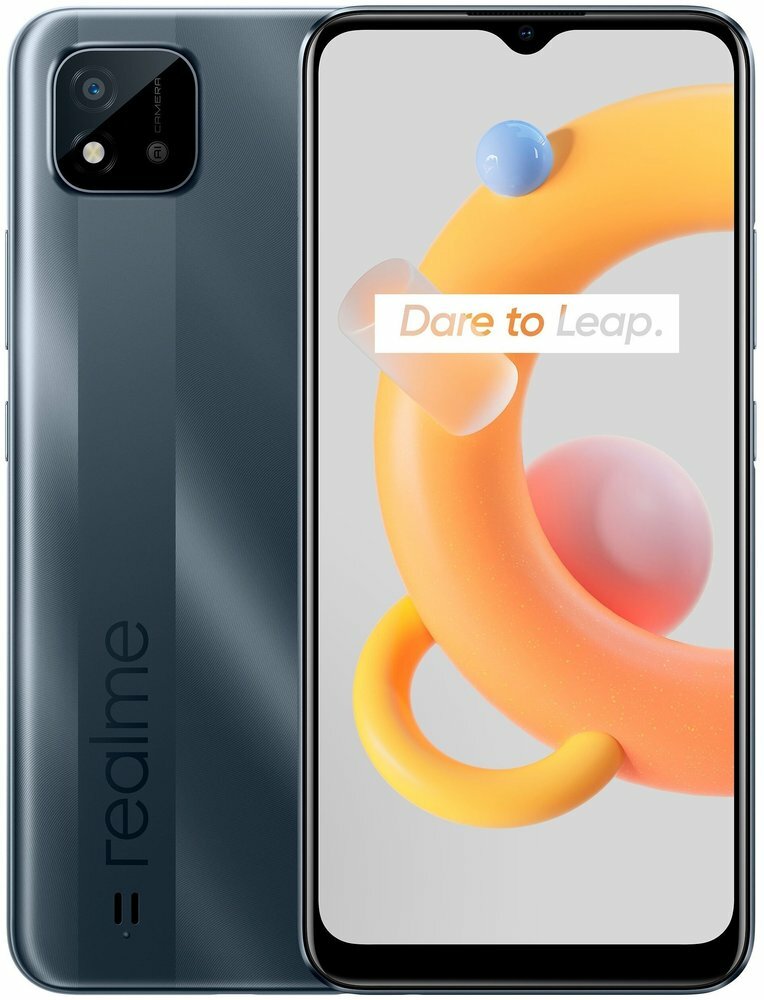 Смартфон Realme С11 2021, 6.52", Lcd, 2 sim, 2 Гб, 32 Гб, 8 Мп, 5000 мАч, Nfc, серый Realme 9293421