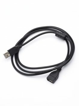 Удлинитель кабеля USB 2.0 AM---)AF (1.5м) AT7206 (AM-AF) черный