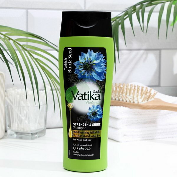 Шампунь для волос VATIKA BLACK SEED сила и блеск, 400 мл