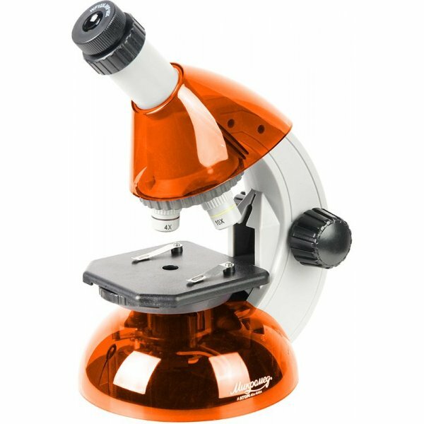 Детский микроскоп Микромед Атом 40x-640x Orange/Апельсин