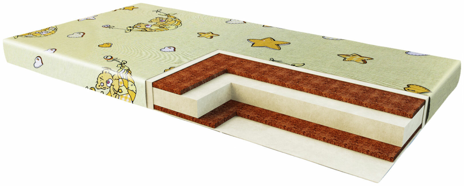 фото Матрас для кроватки Sweet Baby COCOS Comfort Plus 12см (экобязь) 405665