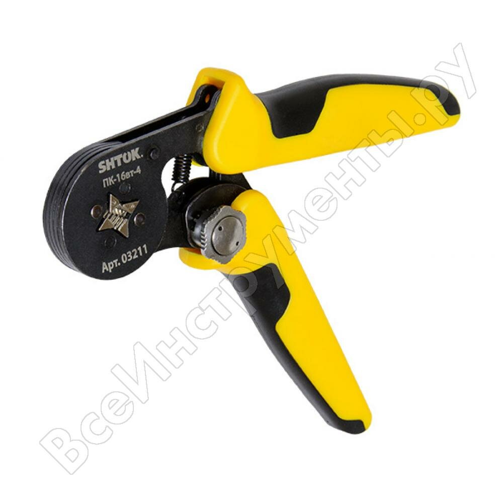 фото Пресс-клещи для опрессовки втулочных наконечников SHTOK пк-16вт-4 03211