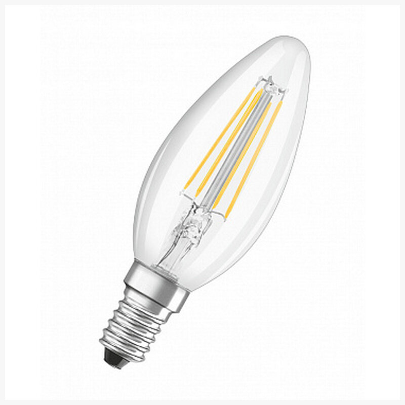Osram/Ledvance Лампа Osram FIL LS CL B60 DIM 5W 840 230V CL E14 600lm свеча прозрачная, 4058075230385