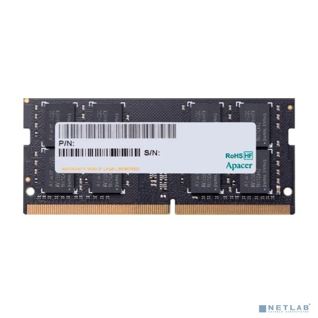 Apacer Модуль памяти Apacer DDR4 SODIMM 16GB ES.16G2V.GNH PC4-21300, 2666MHz комбинированная расцветка