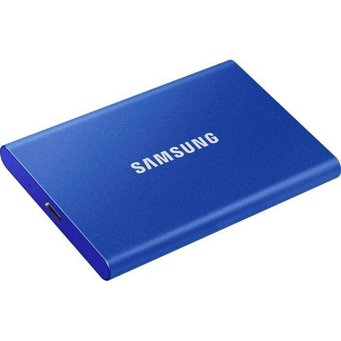 1.8" 500GB Samsung T7 Blue External SSD MU-PC500H/WW USB 3.2 Gen 2 Type-C, 1050/1000, RTL, (312434)