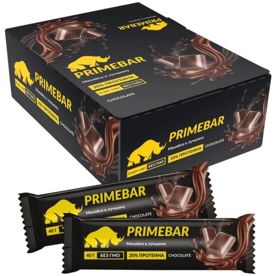 Протеиновый батончик PRIME KRAFT , PrimeBar (шоколад), 40гр.,15шт.