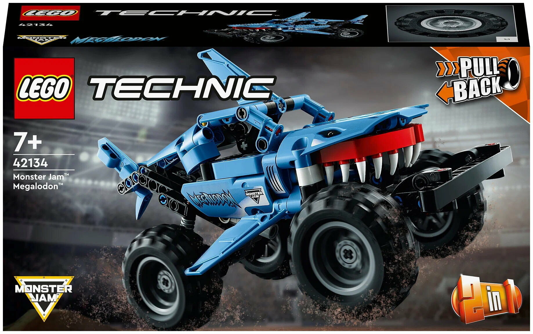 Lego Конструктор LEGO Technic 42134 Monster Jam Megalodon