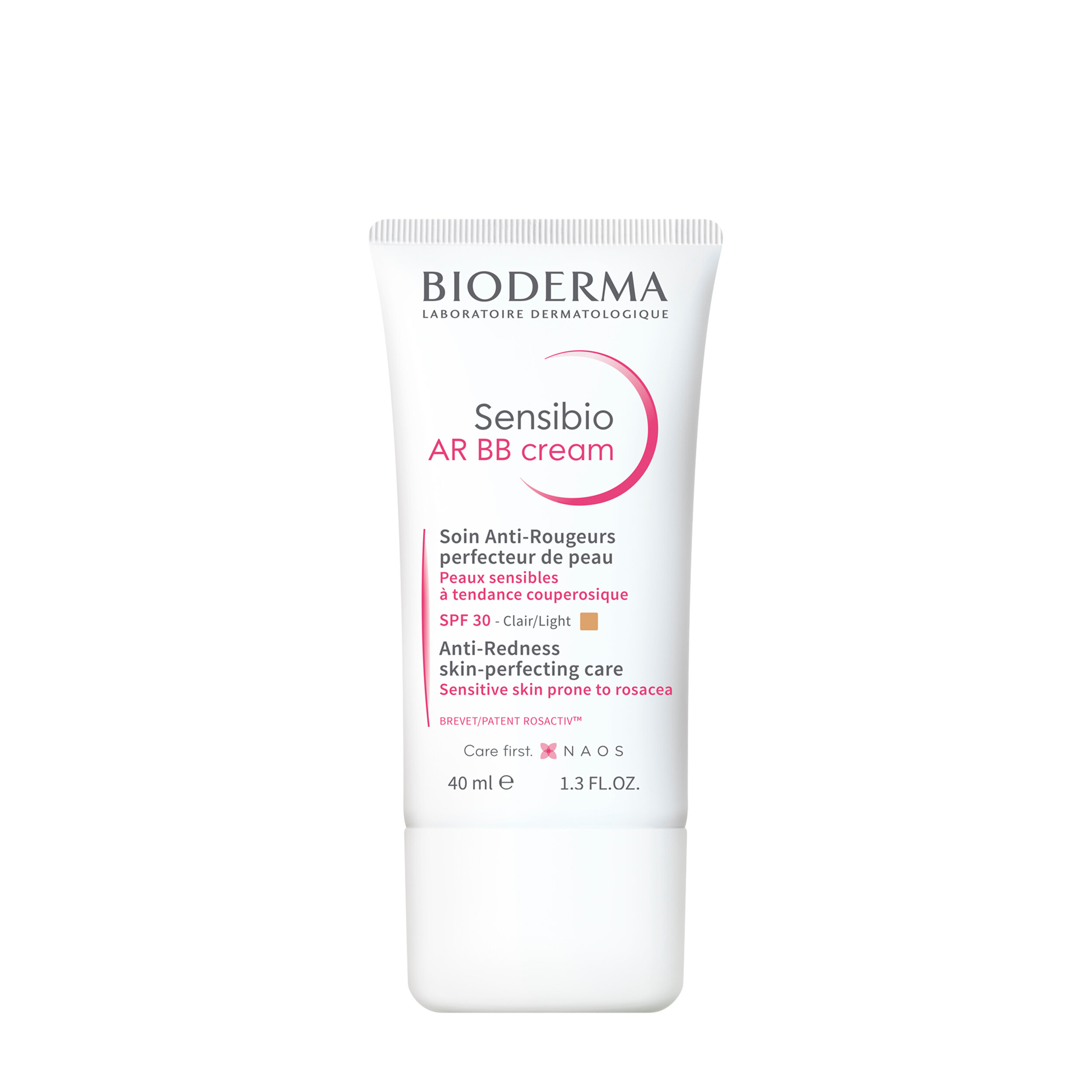 BIODERMA BB-крем Sensibio AR SPF30 для чувствительной кожи лица с покраснениями, оттенок clair 40 мл