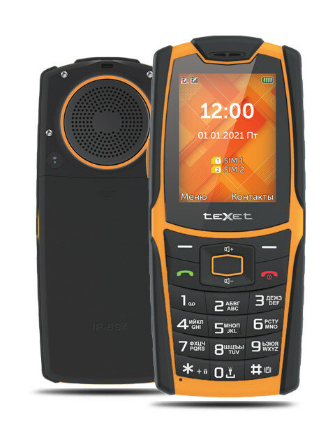   teXet TM-521R Black-Orange