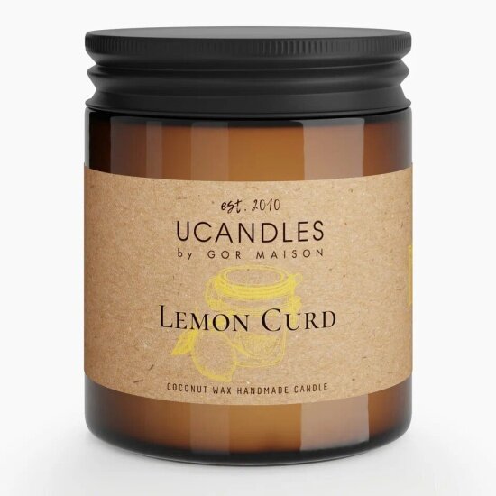 Свеча ароматическая UCANDLES Lemon Curd Chez Maman 31 400 г