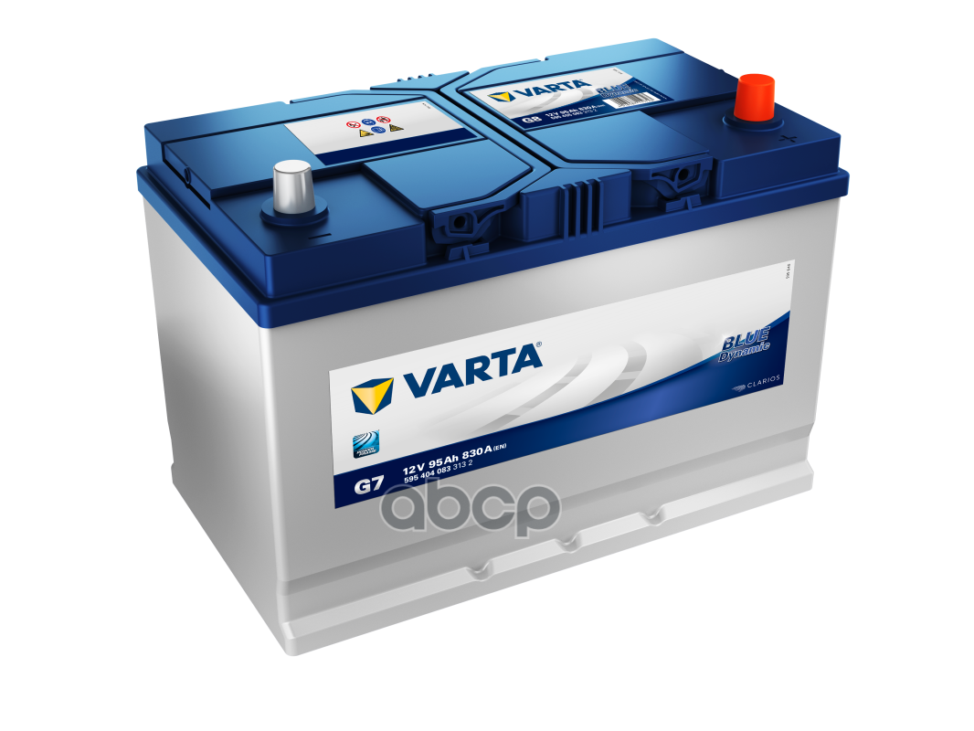  Varta Blue Dynamic 95 /  R+ G7 306x173x225 En830  Varta . 595 404 083