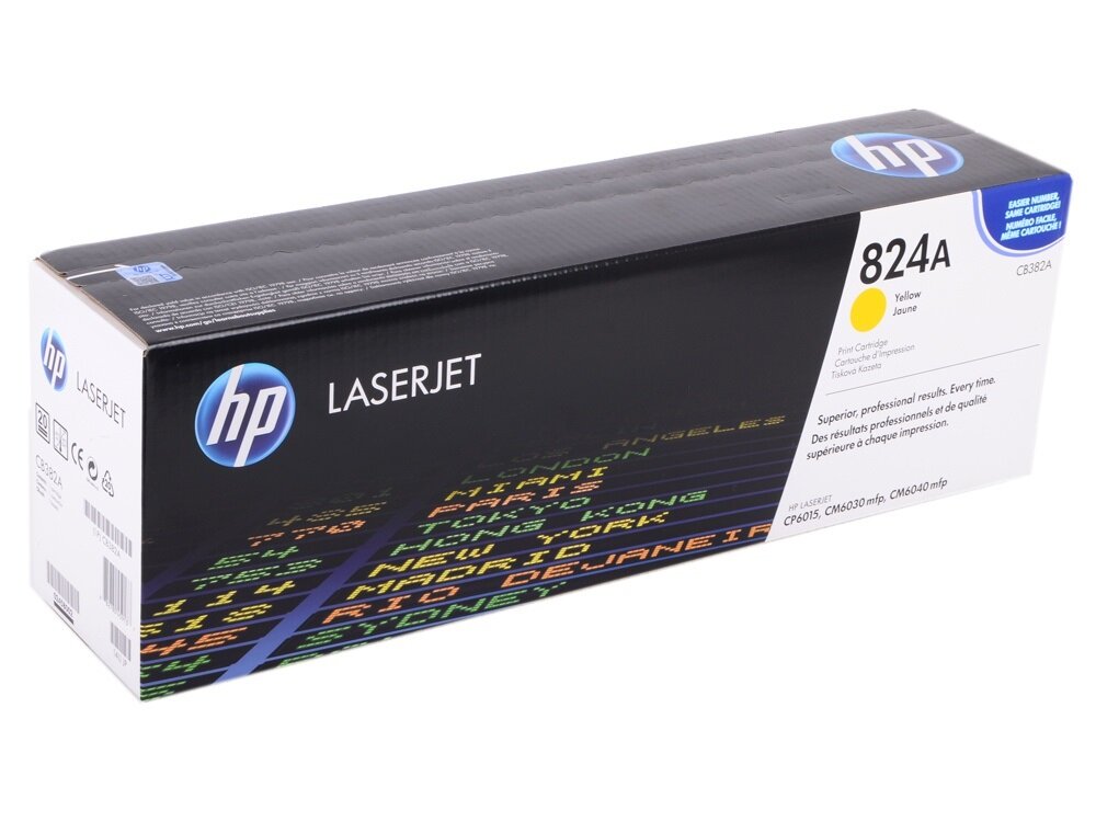 Картридж лазерный HP CB382A yellow
