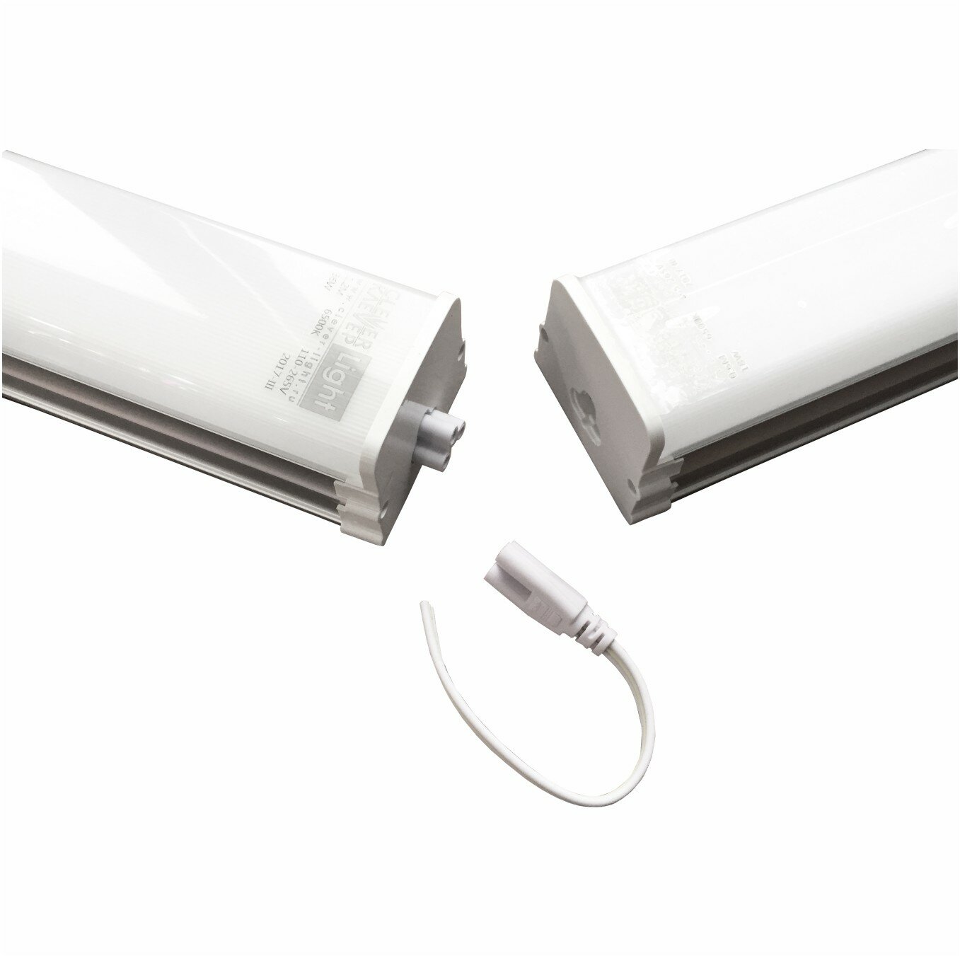 Накладной светодиодный линейный светильник дабл-лайт Т8, дабл T5, 36 Вт, 120 см. - Цвет свечения:Белый 5500-6000K - фотография № 3
