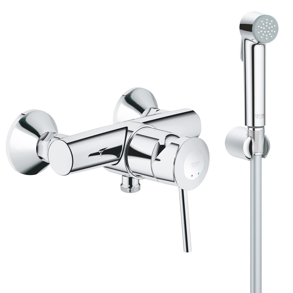 Душ гигиенический со смесителем Grohe BauClassic 3286726354