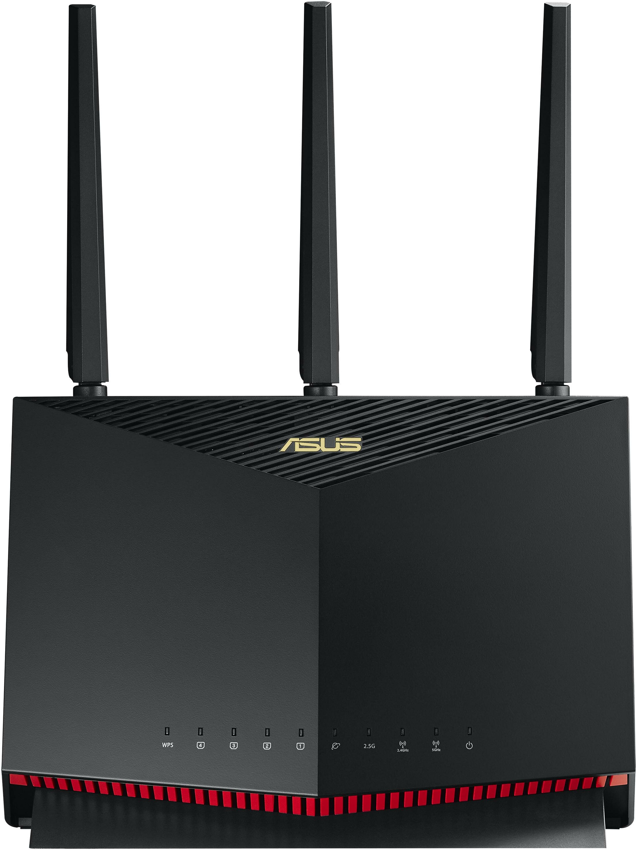 Роутер беспроводной Asus RT-AX86U AX5700 10/100/1000BASE-TX/4G ready черный