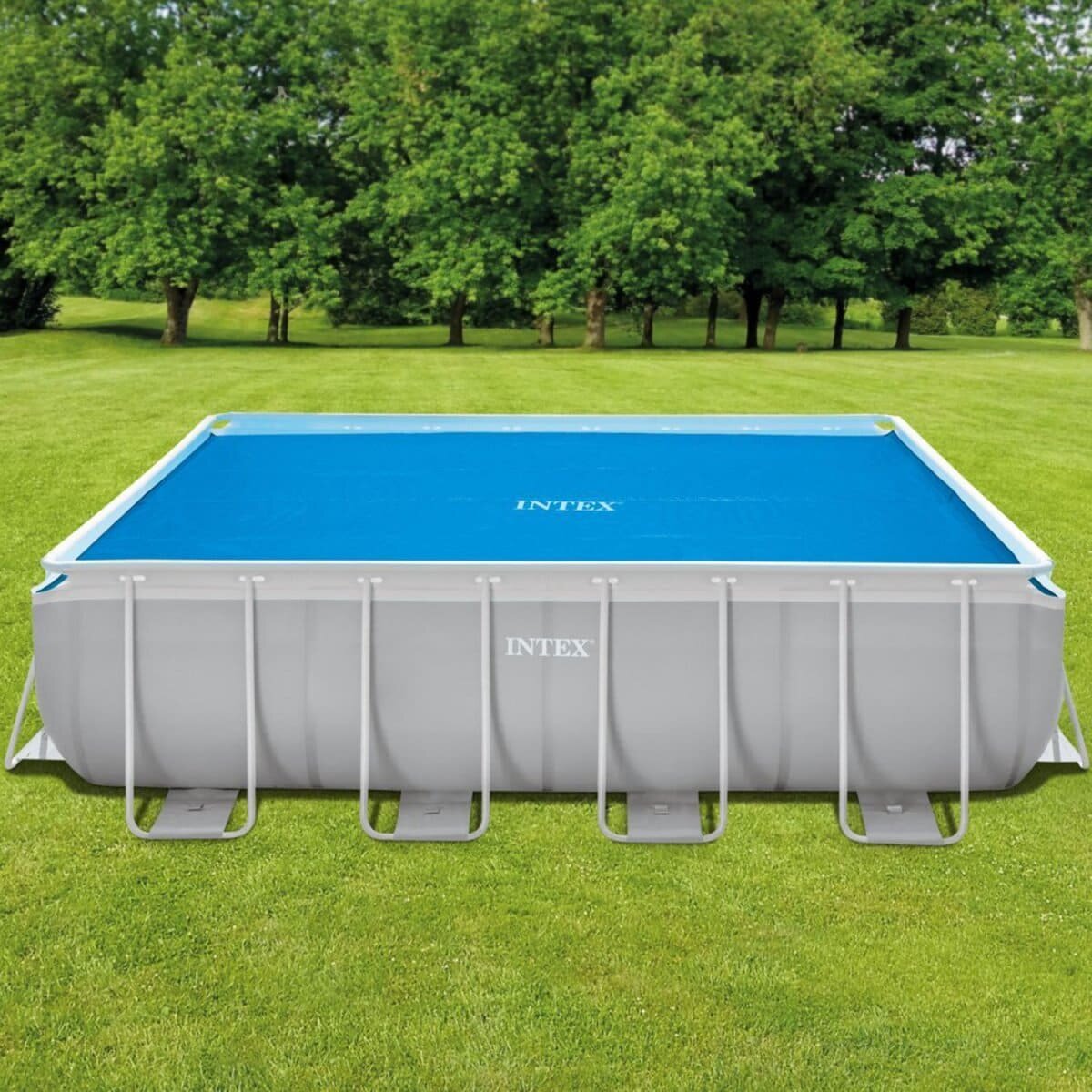 Покрывало для бассейнов Intex Solar Pool Cover 549х274 см 28016 - фотография № 3