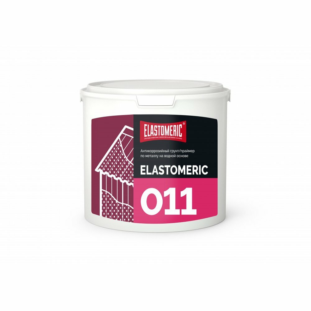 Антикоррозийная грунтовка по металлу - ELASTOMERIC 011 3 кг - фотография № 4