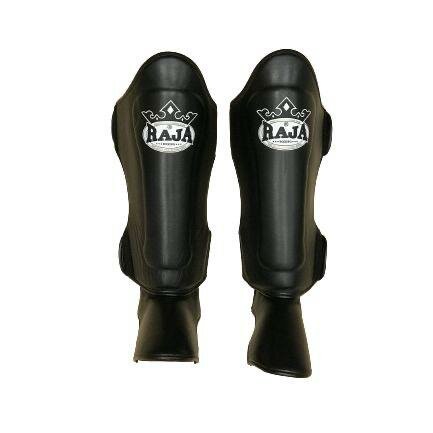 Защита голени Raja Boxing Extra Protector Syntetic Black, р-р S, черный