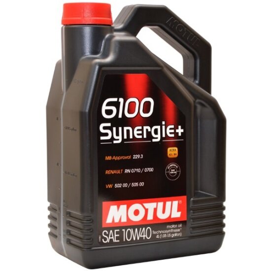 Моторное масло MOTUL 6100 Synergie+ 10W40 4 л