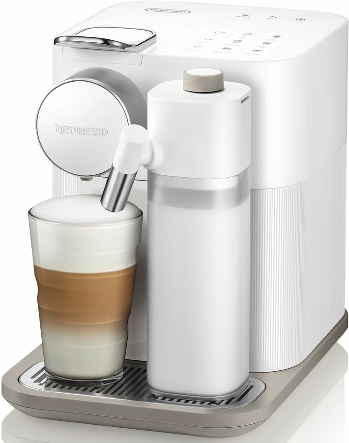 Капсульная кофеварка DELONGHI Nespresso EN650.W, 1400Вт, цвет: белый