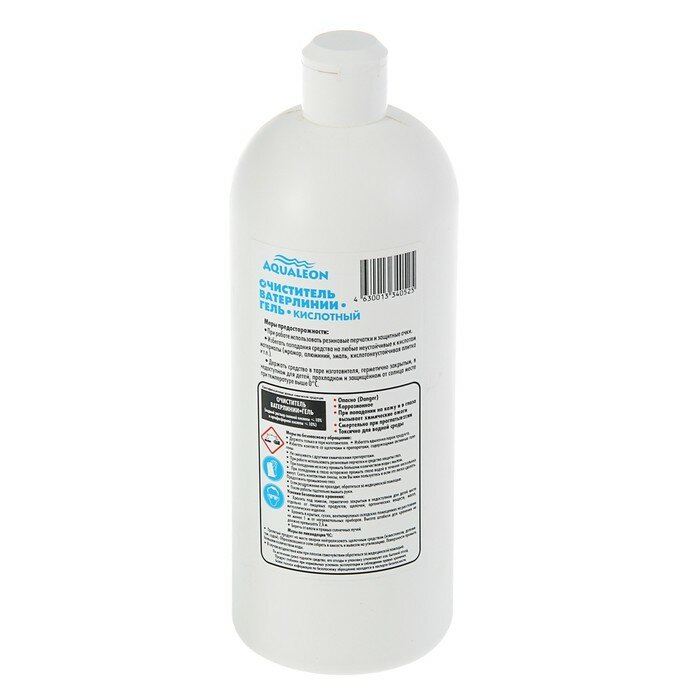 Гель очиститель ватерлинии Aqualeon (кислотный), 1 л (1 кг) - фотография № 4