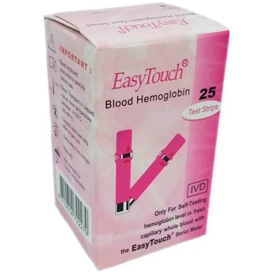 Тест-полоски Bioptik EasyTouch №25 на гемоглобин
