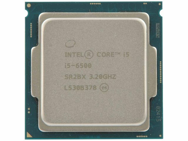 Процессор Intel Процессор Intel Core i5-6500 (3.20ГГц, 6МБ, GPU) Socket1151 (без кулера) (oem)