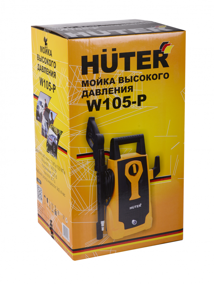 Мойка высокого давления Huter W105-P, 105 бар, 342 л/ч