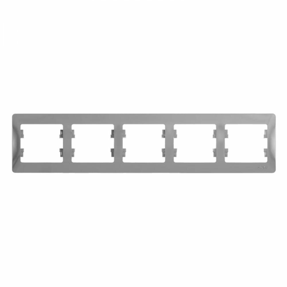 фото Горизонтальная пятипостовая рамка Schneider Electric GLOSSA