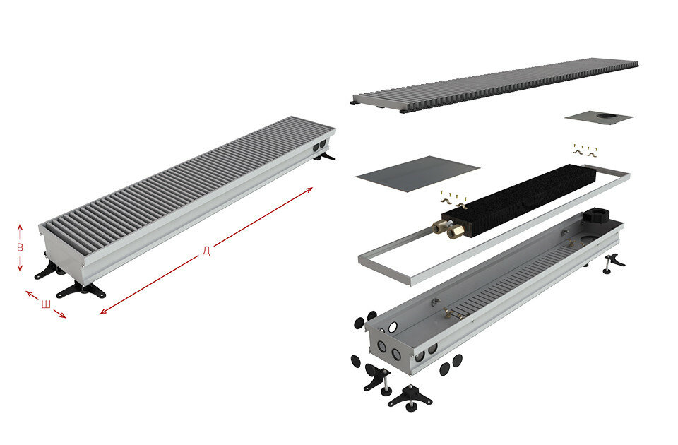 Конвектор Askon КВП-В 200-65-2400
