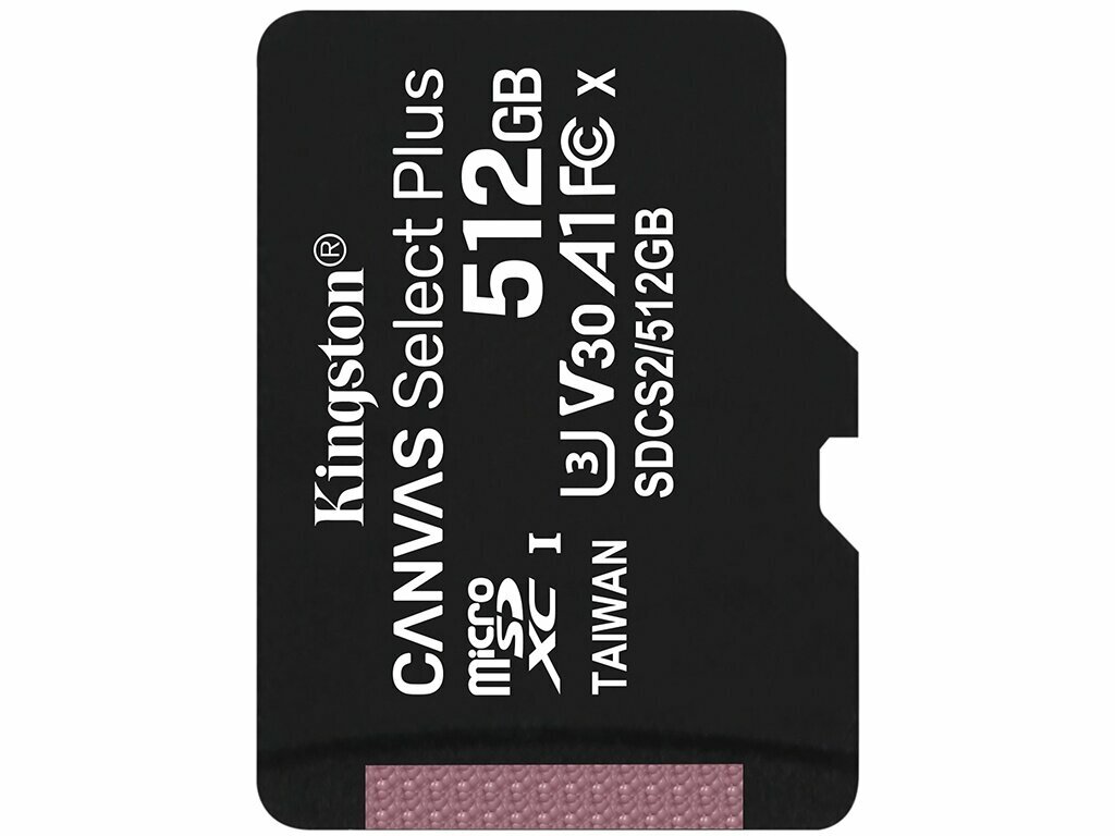 Карта памяти Kingston Canvas Select Plus microSD