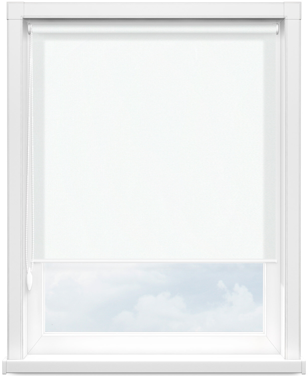 Рулонные шторы Плэйн белый 65*185 см / Унистайл - фотография № 5