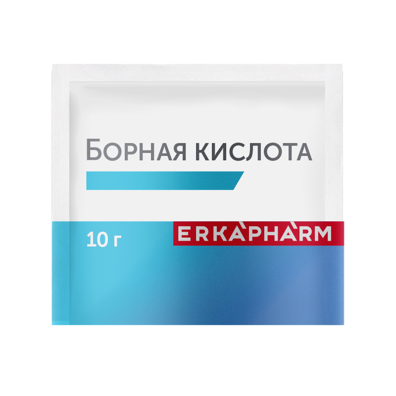 Erkapharm Борная кислота с тальком пор.